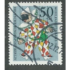 BERLIN -1970 50pf +25 'HUMANITARIAN RELEIF FUNDS' FINE USED (EBID44-742)
