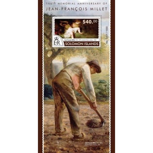 SOLOMON ISLANDS 2015 SHEET MNH MILLET ART PAINTINGS ARTE PEINTURES 3A