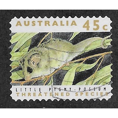 AUS 1992 45c (S/A) 'LITTLE PYGMY '(PERF 11 .5)(LITHO) FINE USED (EBID60-056)