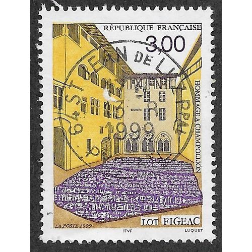 FRA 1999 3F 'PLACE DES ECITURES, FIGEAC' FINE USED (EBID60-956)