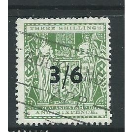 a new zealand stamps sgf212 sg f212 used surcharge type 1