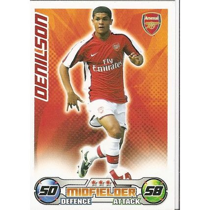 Topps Match Attax 2008/09 Cards: Arsenal - Midfielder, Denílson (Pereira Neves)