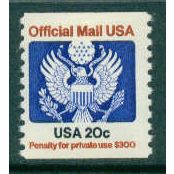 O135 20c Eagle Fine MNH Q1330