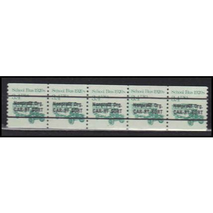2123a 3.4c School Bus Very Fine MNH Dry Gum PNC 2/5 X2705