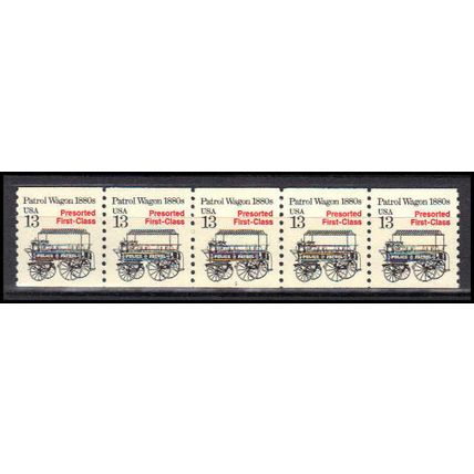 2258 13c Police Wagon Very Fine MNH Dry Gum PNC 1/5 X3131