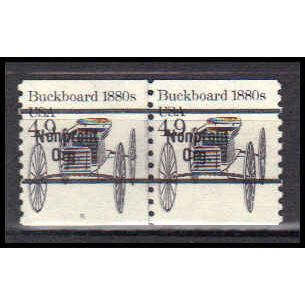 2124a 4.9c Buckboard Fine MNH Dry Gum CNP Left 6 PA0657