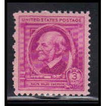 861 3c Ralph Emerson Fine MNH KA2299