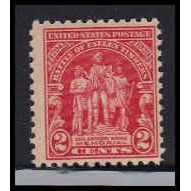 680 2c Fallen Timbers Barely Clears MNH O1679