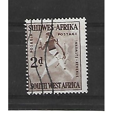 SouthWestAfrica.SG155 2d "White Lady" (rock painting).Fine Used.May21c