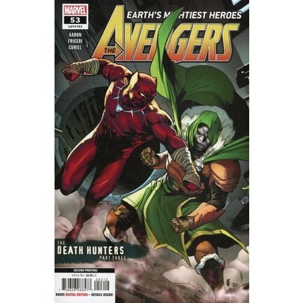 Avengers (2018) #53 Marvel Comics LGY#753 BLACK PANTHER vs DOCTOR DOOM