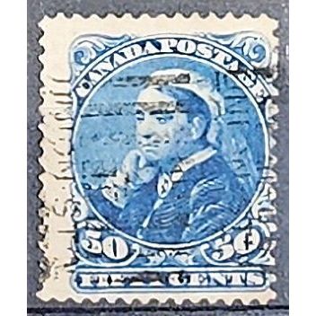 Canada 1893 SG114 50c Blue Good Used ..