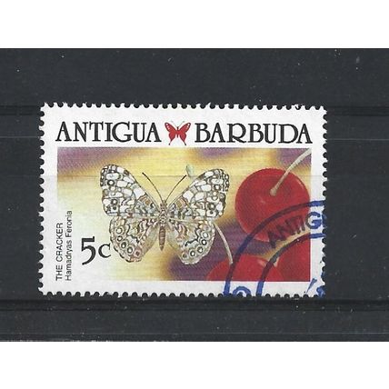 Antigua.SG1230 5c Hamadryas Feronia.Fine Used.Dec23