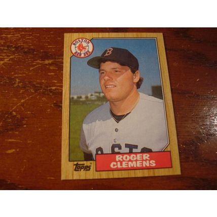 1987 Topps, 7-Superstar Cards, nm/mn, BOGGS/McGWIRE/CLEMENS, ++