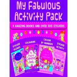 With 4 Colour and Activity Books, and Over 500 Stickers! My Fabulous Activity Pa