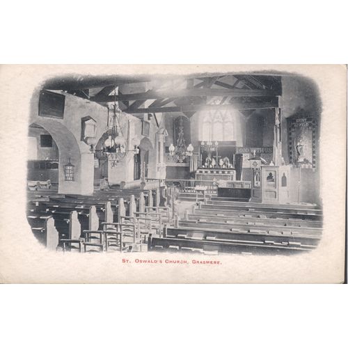 Vintage PC - St. Oswald's Church - Grasmere, Cumbria