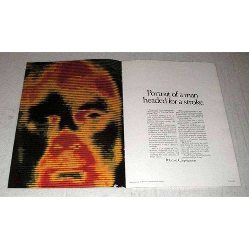 1969 Polaroid Land Film Ad - Headed for A Stroke