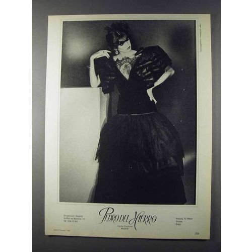 1980 Pedro del Hierro Women's Fashion Ad