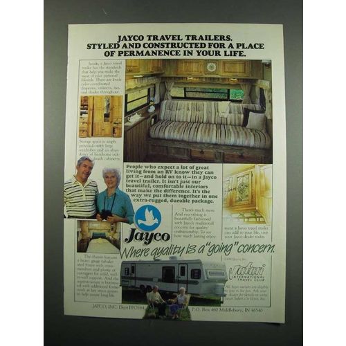 1984 Jayco Travel Trailer Ad - Place of Permanence