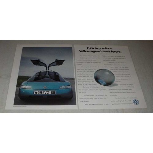 1988 Volkswagen Cars Ad - Predict a Volkswagen Driver's Future