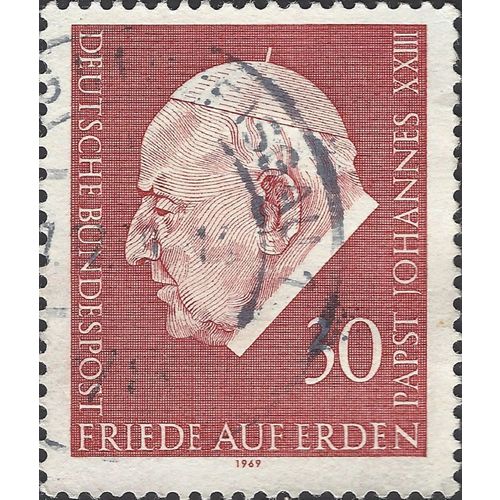 GERMANY, Pope John XXIII, 1881-1963, red 1969, 30pf, #4