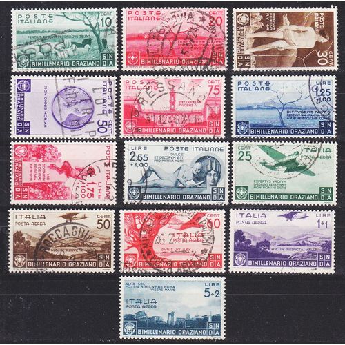ITALIEN ITALY [1936] MiNr 0547-59 ( O/used )