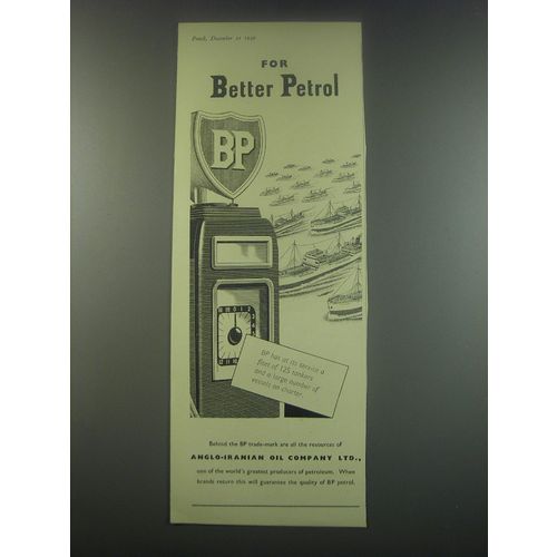 1949 BP Oil Ad - Better Petrol