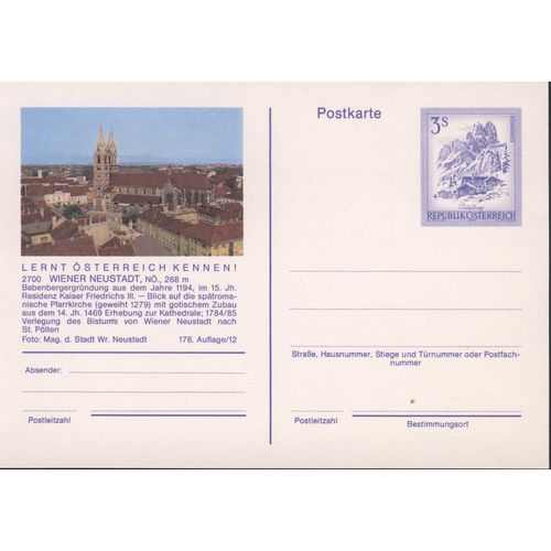 Austria unused - 3s pre-paid - Wiener Neustadt