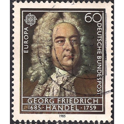 GERMANY, MUSIC, G F Handel, brown 1975, 60 Pf