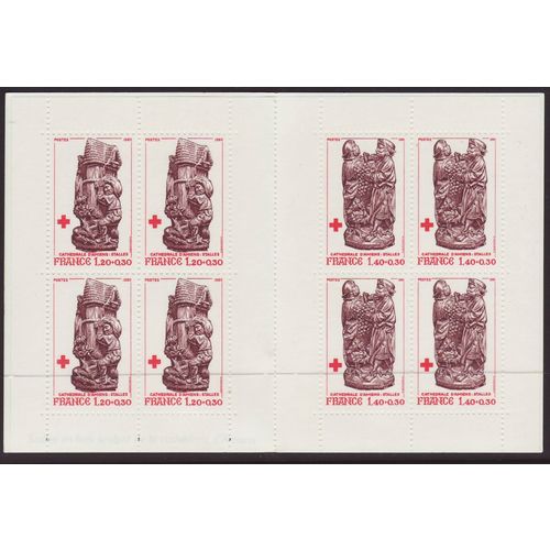 France 1980 SG XSB30 UMM Booklet - Red Cross/Semi-postal (E-377)