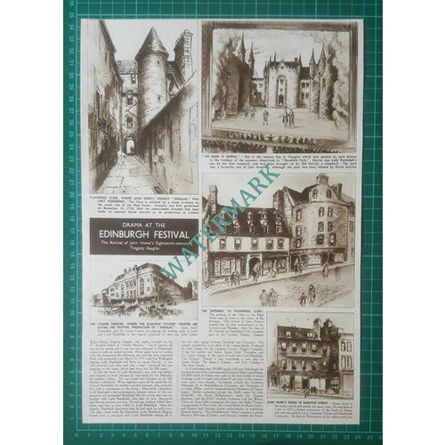 (X493) Edinburgh Festival John Home DOUGLAS - 1950 Clip