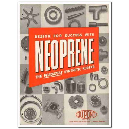 E I Du Pont De Nemours Company 1946 vintage rubber catalog Neoprene