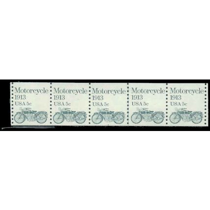 1899 5c Motorcycle Fine MNH Dry Gum PNC 3/5 P0512