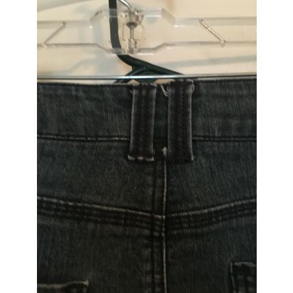 1 Pc Sonoma Women's Blue Jean Skirt Zip Button Pockets Size 12