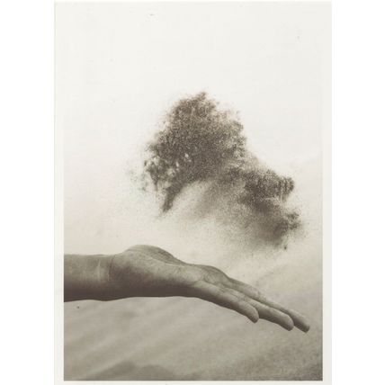 Magical Space Dust Sand Storm On Hand Amazing German Postcard