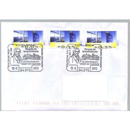 Deutschland SSt. Straubing "225. Geb. Joseph v. Fraunhofer" 2012
