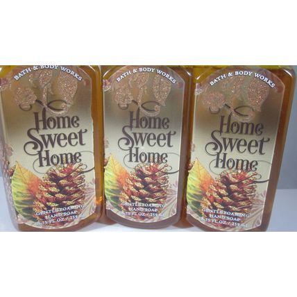 3 Bath & Body Works Gentle Foaming Hand Soap pineapple nutmeg Home Sweet Home