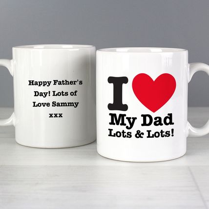 Fathers Mug for dad boyfriend mum friends girlfriend nan family personalised