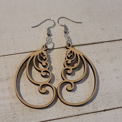 Fibonacci Spiral Dale Earrings