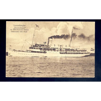 f2682 - German Ferry - Deutschland - postcard