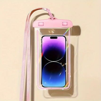 Waterproof Phone Pouch Underwater Case Cover Universal Dry Bag Pink