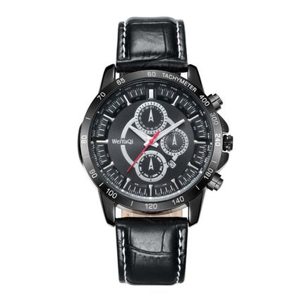 WeiYaQi 89031 Fashion Quartz Movement Wrist Watch with Leather Band, WeiYaQi 890