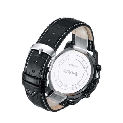 WeiYaQi 89031 Fashion Quartz Movement Wrist Watch with Leather Band, WeiYaQi 890