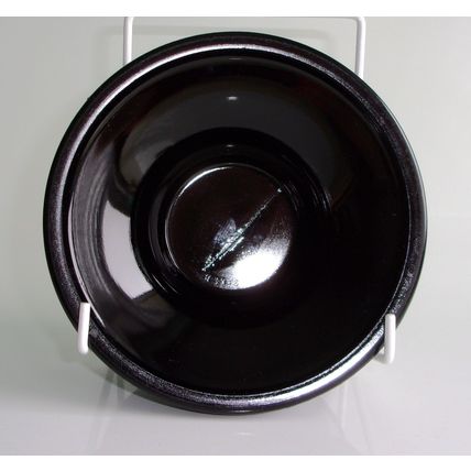 Sowerby Art Deco Black Glass Plinth / Base For Large Elephantine Bowl PN 2614B.