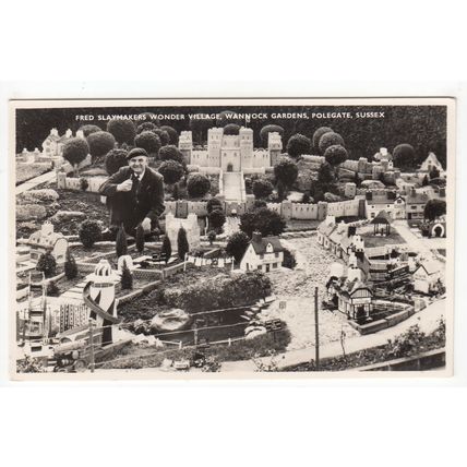 Fred Slaymakers Wonder Village Wannock Gardens Polegate Postcard RP East Sussex
