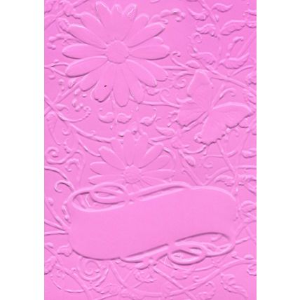 5"x7" Embossed Card. 10 Sheets. Floral (34). Cardmaking Scrapbooking Crafts