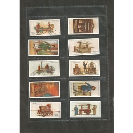 Cigarette Cards Players Full set of 50 Fire Fighting Appliances 1930