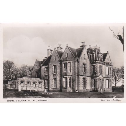 EC816 THURSO- ORMLIE LODGE HOTEL. R/P POSTCARD