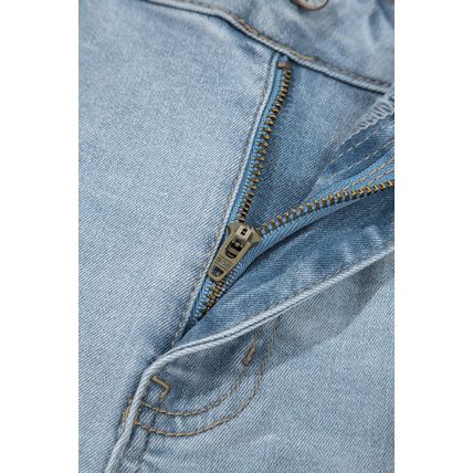 Beau Blue Mid Rise Ankle-Length Distressed Skinny Jeans