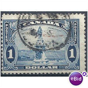 Canada 1935.SG351 $1 Bright Blue Fine Used.