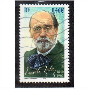 FRA 2002 46c 'EMILIE ZOLA' FINE USED (EBID20377)